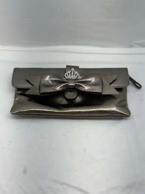 My Flat In London metallic evening bag clutch